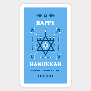 Happy Hanukkah Prints, Stickers & Magnets 4 Sticker